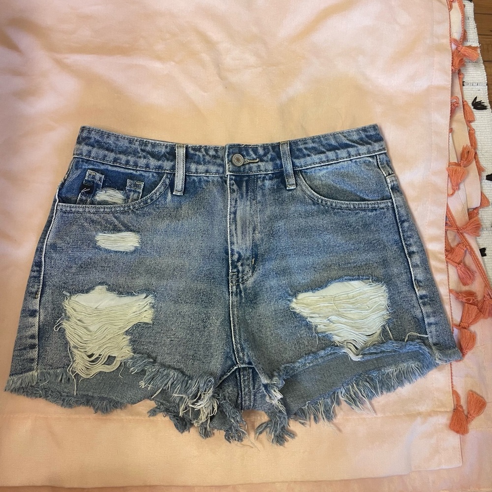 Medium Wash Denim Shorts, Size Medium